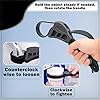 2-Pack Adjustable Rubber Strap Wrench Set – Heavy-Duty Oil Filter Wrench