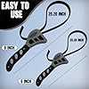 2-Pack Adjustable Rubber Strap Wrench Set – Heavy-Duty Oil Filter Wrench
