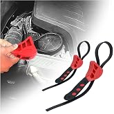 2-Pack Adjustable Rubber Strap Wrench Set – Heavy-Duty Oil Filter Wrench
