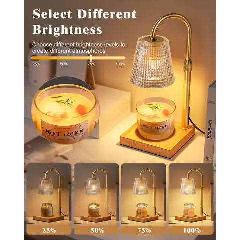 Candle Warmer Lamp with Timer and Dimmer