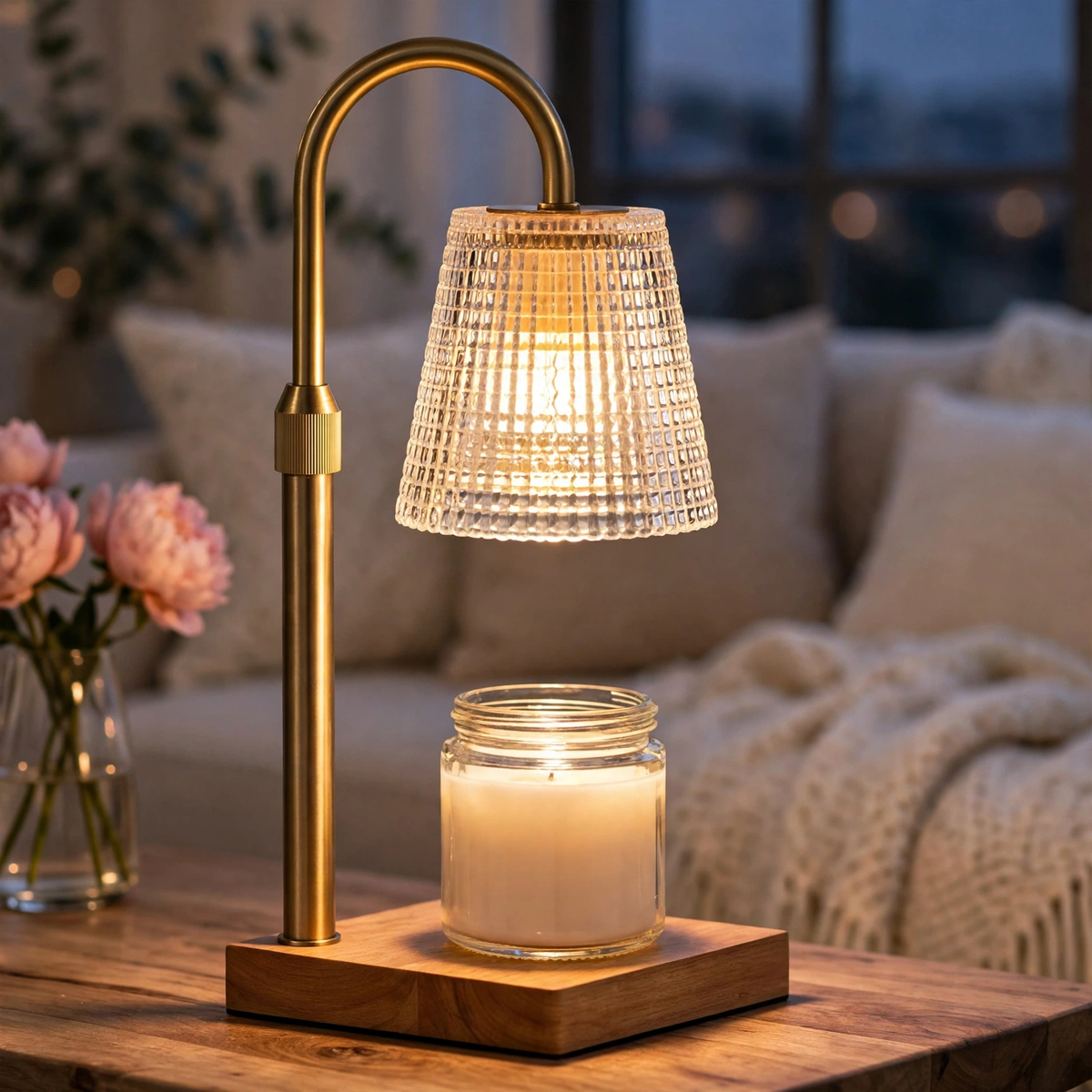 Candle Warmer Lamp with Timer and Dimmer