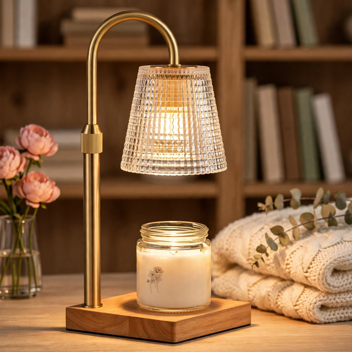 Candle Warmer Lamp with Timer and Dimmer