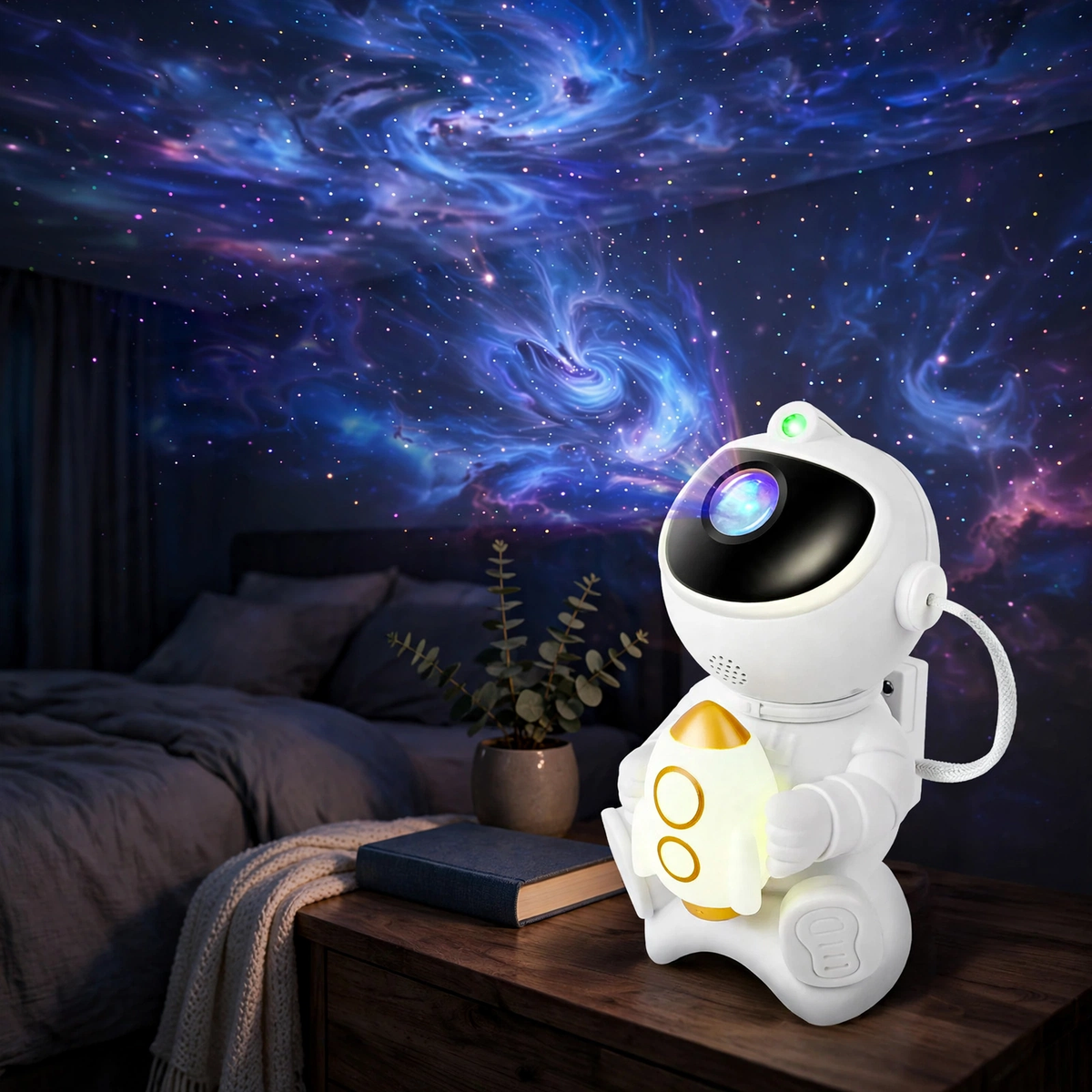 Astronaut Galaxy Star Projector with Bluetooth Speaker