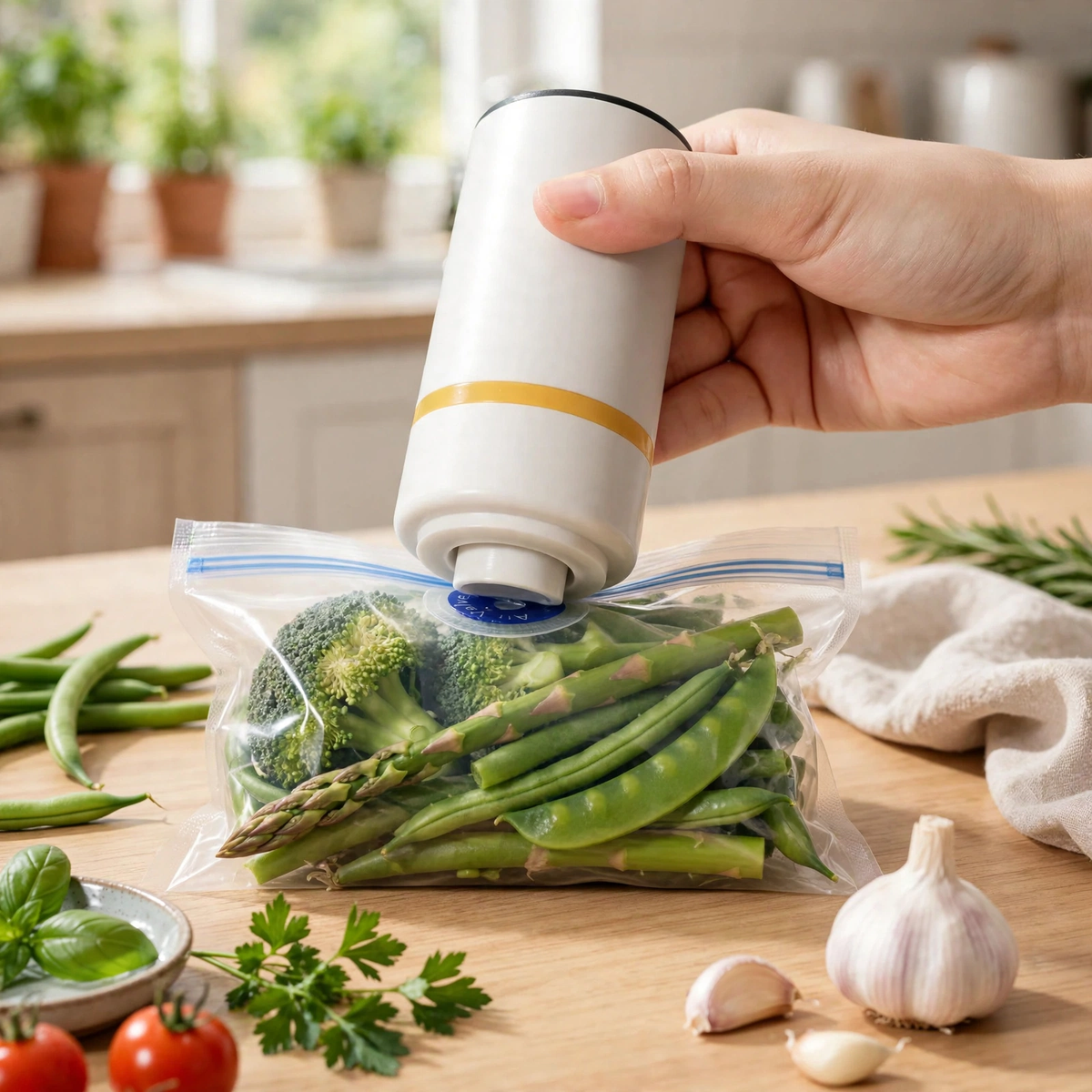 Handheld Cordless Vacuum Sealer – USB Rechargeable